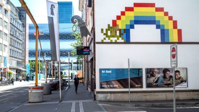 French Urban Artist Invader Aststuebli